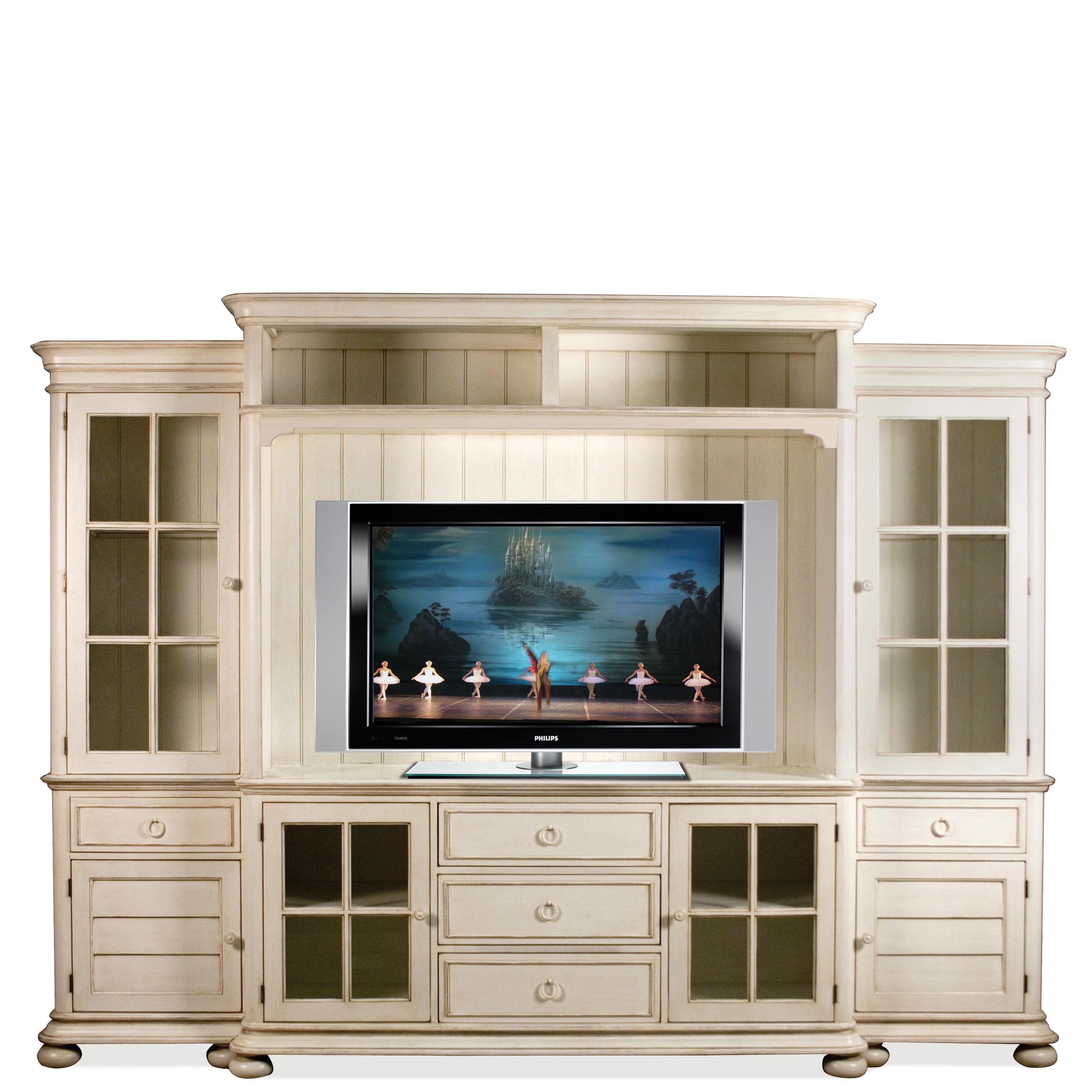 Riverside Furniture Placid Cove Entertainment Wall Unit with Panel